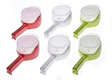 Turbo Clip Plus Set 6 teilig Verschluss und Ausgießer für Tüten - B