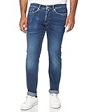 Pierre Cardin Herren Lyon Tapered Jeans, blau, 32W / 32L