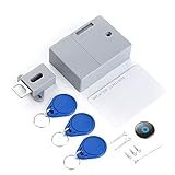 Festnight Schrankschloss Kabinett RFID-Verschlusskit IC-Karten-Sensor Keyless Digital Verstecktes Kabinett Smart Lock DIY unsichtbare Sperre ohne perforiertes L