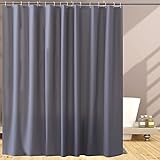 OTraki Duschvorhang 240x200 cm Anti schimmel, Grau Wasserdicht Eva Shower Curtains, Dicke 0,2 mm Dicker Duschvorhang extra breit 240 Badvorhang mit 16 Duschvorhangring