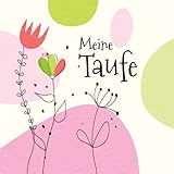 Meine Taufe: Gästebuch I Erinnerungsalbum für die Taufe zum selbst gestalten I Floral Doodle grü