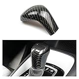 NONGFU Wangtao Store Carbon-Faser-Innen Schaltknauf Abdeckung Trim gepasst for Toyota Corolla 2019-2020 Schöner (Color : Black)