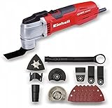 Einhell Multifunktionswerkzeug TE-MG 300 EQ (300 W, Drehzahl- & Konstant-Elektronik, inkl.,Sägeblattauswahl, Schleifpapiere, Schaber, Transportkoffer)