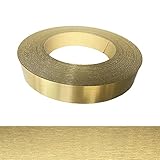 Kantenumleimer ABS 22mm x 10m mit Schmelzkleber in echt Metall gold gebü