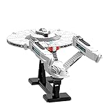 Myste Technik Raumschiff ModellBauset, 2830Teile Federal Starship Raumschiff Enterprise Raumfahrzeug Sammlung, Kreativ MOC Klemmbausteine Bauset Kompatibel mit Lego Star W