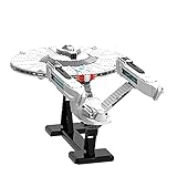 Myste Technik Raumschiff ModellBauset, 2830Teile Federal Starship Raumschiff Enterprise Raumfahrzeug Sammlung, Kreativ MOC Klemmbausteine Bauset Kompatibel mit Lego Star W