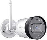 Aussen WLAN IP Kamera CCTV, 1080P Wetterfeste IP67 mit Mikrofon RTSP ONVIF, Bewegungserkennung, 30M. Nachtsicht, Bullet Lite 2M