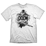 DOOM Eternal T-Shirt 'Doomslayer Stencil' White L