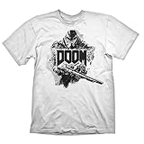 DOOM Eternal T-Shirt 'Doomslayer Stencil' White L