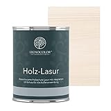 Lignocolor Lasur Holzlasur Holzschutzlasur für Außen 750ml (Weiss)