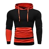 ZDDHOODY Herren Sweatshirt Kapuzenpullover Pullover Hoodie Sweatjacke Casual Streetwear Basic Style Herbst Winter Sport Oberteil Fitness Läuft Kapuzenpulli Gym Langarm Pullover Hoodies Langarm Top