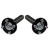 Parnells 2 - Nabe & Stummel Achsen Quad Atv Anhänger - 4 Bolzen 100mm Pcd 40x40mm High Sp