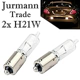 2x Jurmann H21W 12V BAY9S Original Long Life Bremslicht Rückfahrlicht Nebellicht Blinker Halogen Ersatz Birne E-geprü