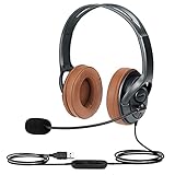 USB-Headset für Skype-Zoomteams Meetings Videokonferenzen Spracherkennungsdiktat Remote-Arbeit Home-Office-Business-Softphone-Anruf Chat mit Mikrofongeräusch Abbrechen Pearl Blue Over E