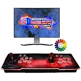 Pandora’s Box 3D Arcade Konsole Video Spiel-Konsole, 8000 in 1 Joystick Spielkonsole, mit Arcade Stick und Button mit Archivierung, verbinden mit VGA und HDMI