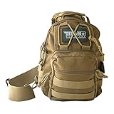 TACAMO SB10 10L Taktische Umhängetasche für Damen und Herren Mehrzweck-Militär-Messenger-Tasche aus 1000D Premium wasserdichtem Cordura, mit YKK-Reißverschlüssen und UTX-Schnallen durchgängig
