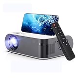 YEZIN Projektor Mini-Projektor TD60. Portable Home Cinema 2800 Lumen Smartphone Multiscreen Video 3D Beamer Android WiFi LED Protector HD WiFi-Projektor. (Color : Android Version, Size : Large)