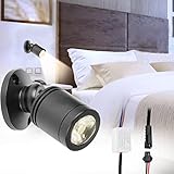 Klein LED Einbaustrahler 5 Stück 3W Mini led spot, 360° Schwenkbar, 230V Aluminium Deckenstrahler Deckenspots für Schrank, Flur, Galerien, G