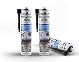 Dekalin 8936 Dekaseal starker Klebstoff und Dichtungsmittel, 310 ml, schwarz, 310 ml, Packung mit 3