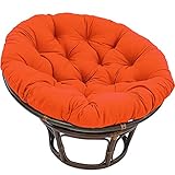 Papasan Chair Cushion, Papasan-Kissen, Floor Cushion for Swinging Chair, Papasansessel Kissen, Round Papasan Armchair, Outdoor Patio Swivel Chair Cushion,Orange,70x70