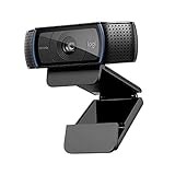 Logitech C920 HD Pro Webcam für Amazon, Full HD 1080p/30fps Video Calling, Klarer Stereo-Sound, HD Lichtkorrektur, Für Skype, Zoom, FaceTime und Hangouts, PC/Mac/Laptop/Macbook/Tablets - Schw