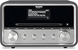 TechniSat DIGITRADIO 580 – Stereo DAB+ Internetradio (CD-Player, WLAN, LAN, DAB, UKW, Bluetooth, Spotify, USB, Wecker, Wifi Streaming, Equalizer, 2 x 10 Watt Lautsprecher)