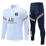 ZuanShiDaHeng LangarmFußballuniform,FußballuniformenTrainingsuniformen,EuropeanFootballClubHerrenFußballSweatshirtLangarmSporttrainingsuniform für Frühling und Herbst S