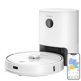 Staubsauger Roboter,HONITURE Saugroboter Q6 Pro 3000PA mit automatischer Absaugstation und Roboterstaubsauger WLAN mit Wischfunktion für Tierhaare und Teppiche mit Alexa und APP-Steuerung (Weiß)