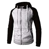 Sweatshirt Herren Sport Casual Mode Hit Farbe Herbst Und Winter Herren Strickjacke Bequemes Lauftraining Fitness Herren Übergangsjack