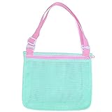 Ruluti Sommer Tragbare Mesh Tasche Kinder Sand Shell Sammlung Tasche Kinder Sandkasten Spielzeug Faltbare Strand Tote Beutel Strandspeelg