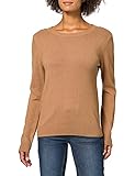 Vila Clothes Damen VIRIL O-Neck L/S Knit TOP-NOOS Shirt, Tigers Eye, L