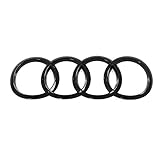 Audi 8W8853742AT94 Zeichen schwarz Heckklappe Ringe Black Edition Emblem Blackline Logo, nur für Sportback