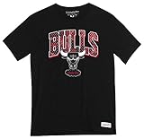 Mitchell & Ness NBA Squadra Tee Chicago Bulls Black XL