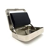 Tabakdose mit integriertem Wickler Zigaretten Etui Drehmaschine Tabak Box C