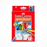Faber-Castell 116530 - Buntstifte triangular Jumbo, 30er Kartonetui, 1 Stück