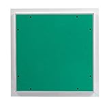 MW multi werkzeug Revisionsklappe 600 x 600 mm mit 12,5mm GK-Einlage imprägniert für Feuchtraum geeignet Aluminium-Rahmen weiß pulverbeschichtet 60 x 60
