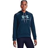 Under Armour Women's Shoreline Terry Hoodie , Deep Sea (458)/Cloudless Sky , S
