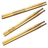 elbedruck Drum Stick Paar graviert mit Wunschtext personalisiert, Schlagzeug Stöcke Personalisieren Lasergravur 5A 5B oder 7