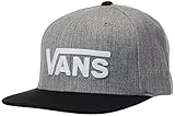 Vans Herren Drop V Ii Snapback Baseball Cap, Grau (Heather Grey Black), O