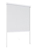 Windhager Insektenschutz Plus Rollo Fenster, Fliegengitter, Mosquitoschutz, Insektenschutzrollo aus Aluminium, individuell kürzbar, 130 x 160 cm, weiß, 04322
