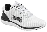 Lonsdale Herren Silwick Road Running Shoe, White/Black, 40.5 EU