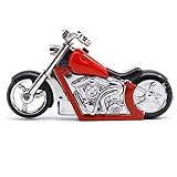 Kühles Feuerzeug, Motorradform, neuartiger leichter, interessanter Feuerzeug, Mini-Feuerzeug, natürliches Feuerheller, nachfüllbarer Feuerzeug, Herren-Feuerzeug, als Geschenk (nicht einschließlich B