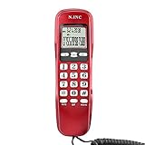 Diyeeni Mini-Wandtelefon, Heimbüro, Hotel, ID-Telefon, LCD-Display, Festnetztelefon, R