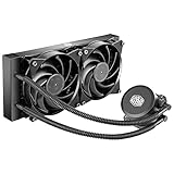 Cooler Master MasterLiquid Lite 240 CPU-Wasserkühler - Dual Dissipation Pump und Dual 120 mm Air Balance-Lü