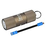 OLIGHT I1R II Mini LED Taschenlampe Schlüsselbund 150 Lumen, für Schlüsselanhänger Wiederaufladbarer EOS Kleine Taschenlampe, Wasserdicht IPX8 für outdoor Camping Wandern, mit USB Kabel (Desert Tan)