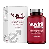 Euviril Complex N - Mit L-Arginin, Coenzym Q10, Vitamin B + Folsäure - 120 Kap