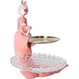 01 Mädchen-Aufbewahrungs-Statue, langlebig und stabil Mädchen-Statuen-Aufbewahrungstablett Elegant für Esstisch für Schlafzimmer für W
