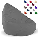 Sitzbag Sitzsack Styropor Füllung - In & Outdoor - Bean Bag Sitzkissen Bodenkissen Hocker Kinder Sitzsäcke Möbel Kissen Sessel S