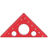 Dreieckslineal, Dickenwinkel-Messwerkzeug Glattes Höhenlineal mit hoher Härte Messpräzisionslineal für die Höhenmessung Messwerkzeug für die Maschineneinrichtung