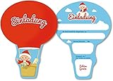 8 Einladungskarten * SANDMÄNNCHEN * für Kinderparty und Kindergeburtstag | Sandmann Einladungen Invites Party S